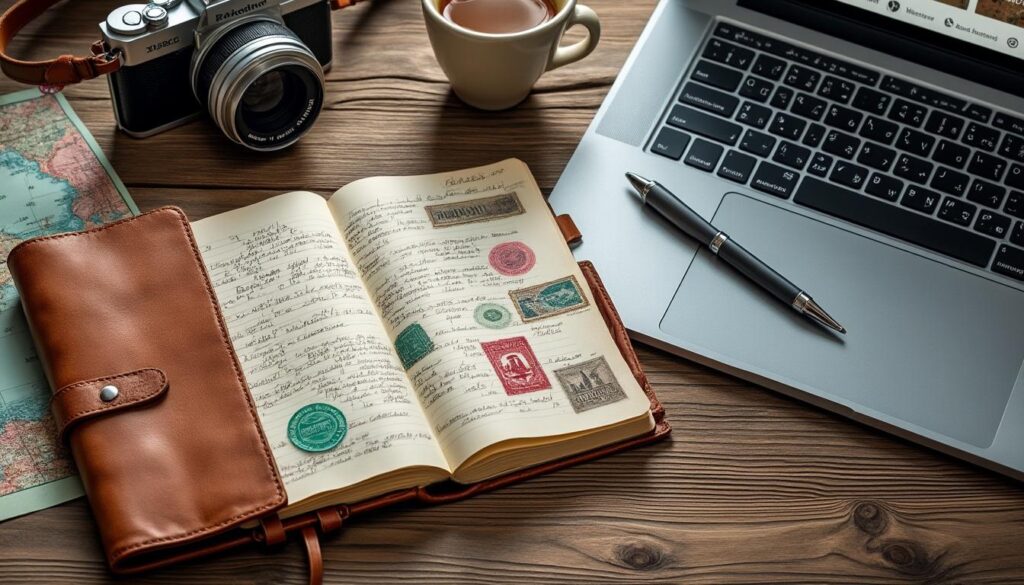 découvrez comment transformer vos carnets de voyage en un blog captivant, de la prise de notes à la publication en ligne.