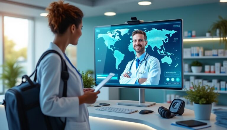 découvrez comment rester en bonne santé lors de vos voyages grâce aux conseils sur les vaccins, l'accès aux pharmacies et les solutions de télémédecine.