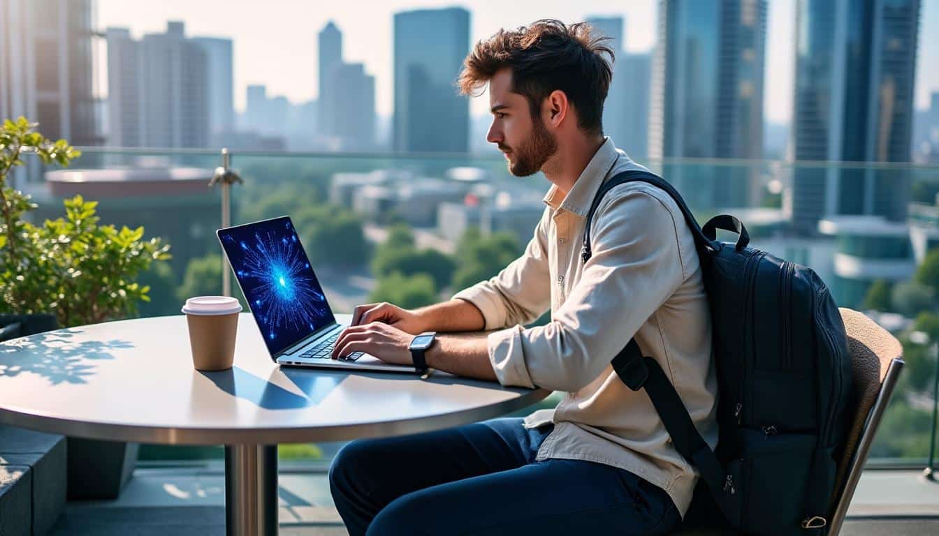 photo of man climbing mountain