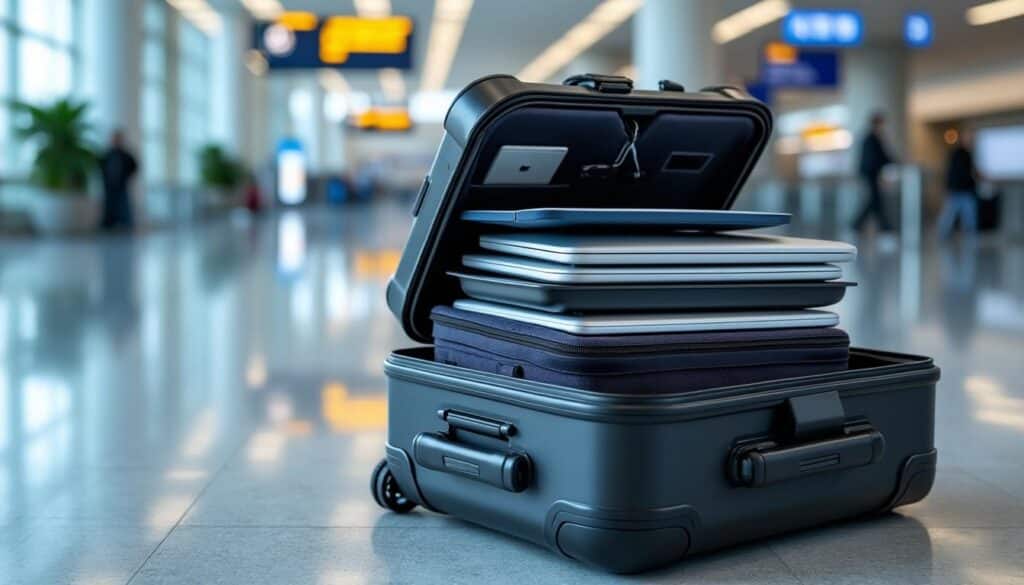 découvrez comment choisir une valise rigide en polycarbonate pour protéger efficacement votre matériel informatique lors de vos voyages en bagage cabine.