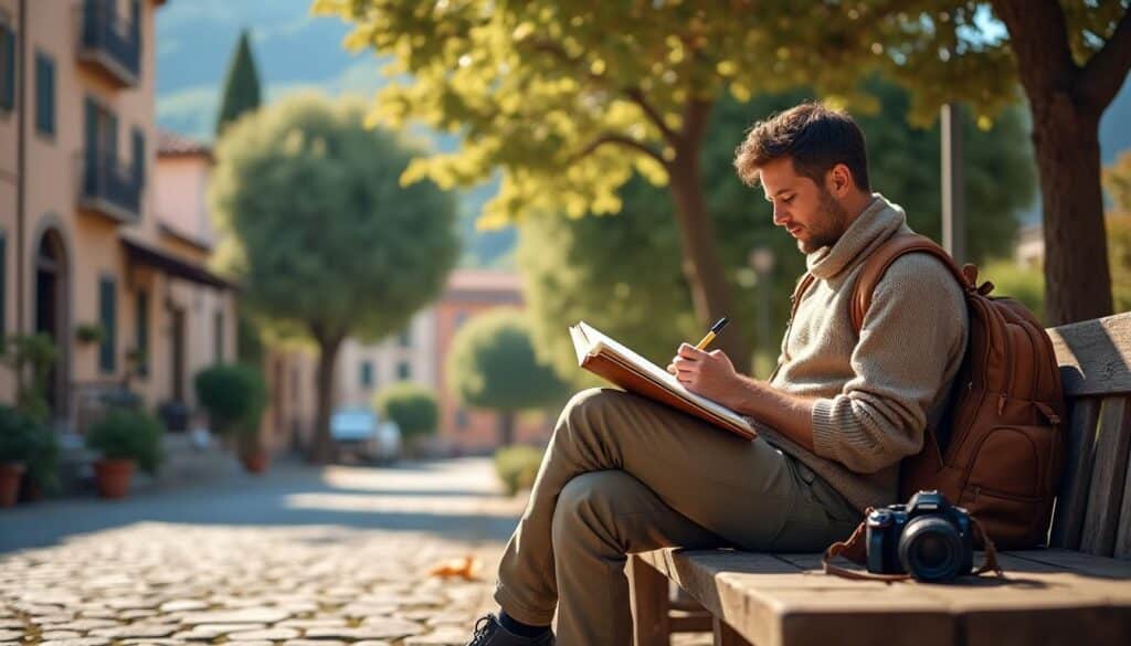 découvrez comment le carnet de croquis remplace l'appareil photo frénétique dans le slow travel, invitant à une exploration plus lente, réfléchie et créative de vos voyages.
