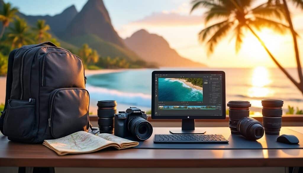 découvrez comment la revente d'images sur les banques d'images en ligne peut financer votre matériel de photographie pour vos voyages, en transformant vos clichés en revenus accessibles.