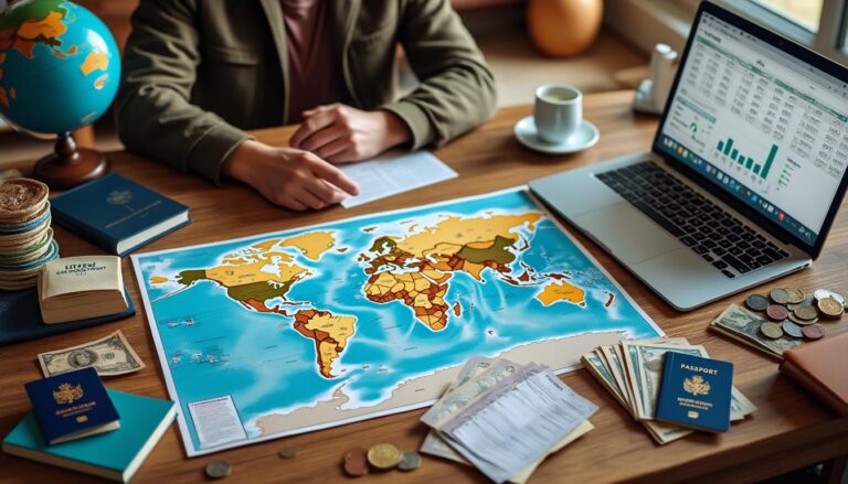 découvrez comment anticiper les visas et les taxes frontalières pour éviter les dépassements de budget lors de votre tour du monde.