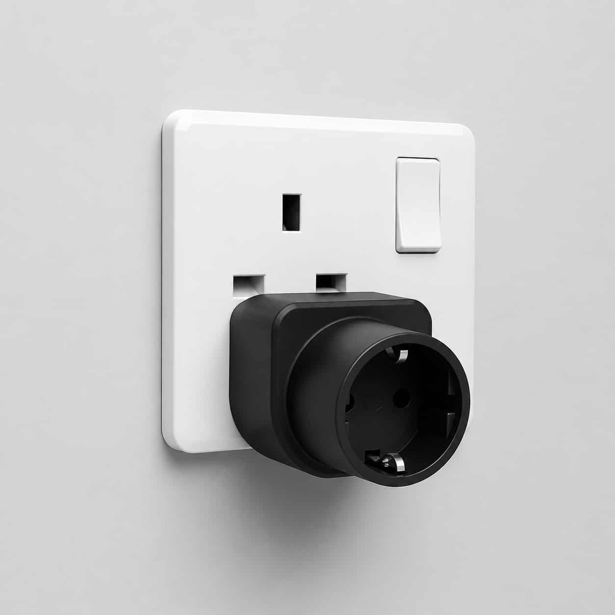 Adaptateur de prise Europe vers Royaume-Uni