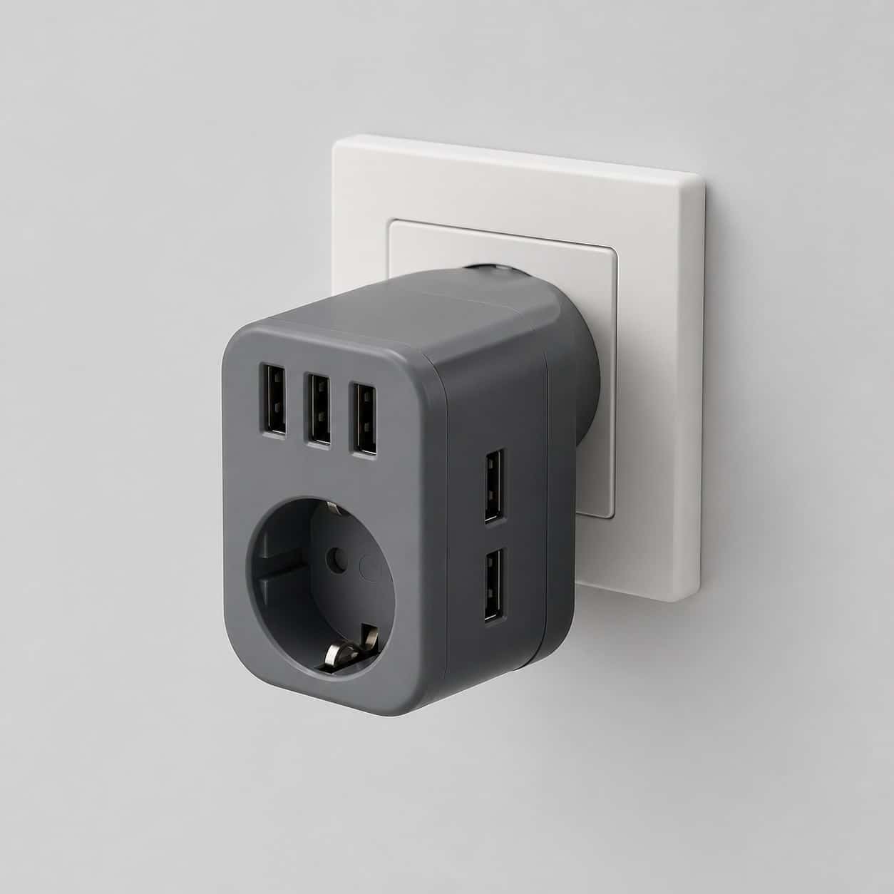 Adaptateur de prise haute puissance multi-ports USB