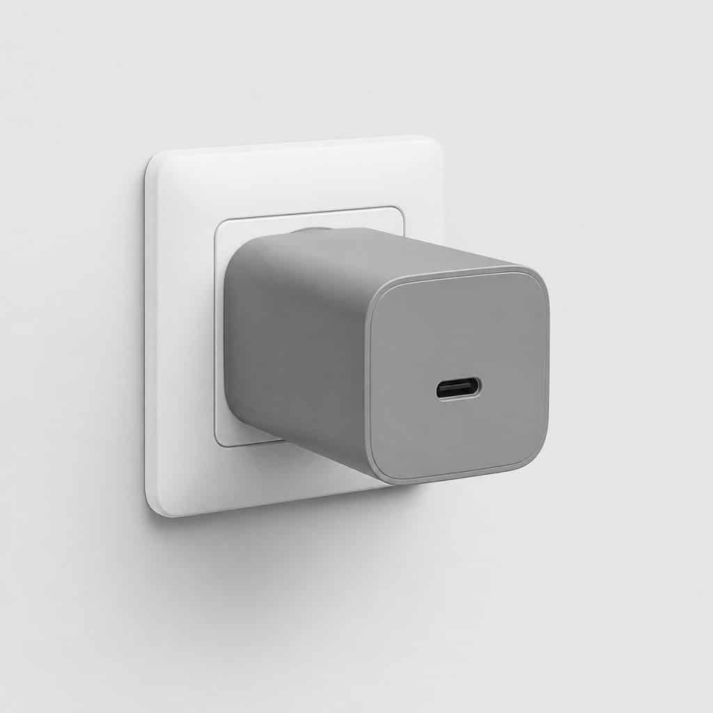 Adaptateur de prise universel avec USB-C — vue produit