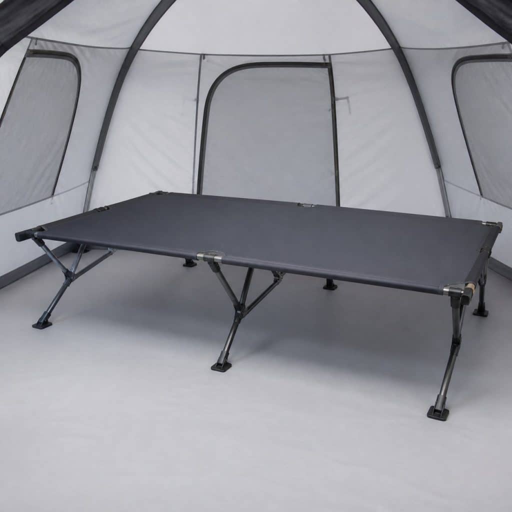 Lit de camp XL renforce grande capacite — vue produit
