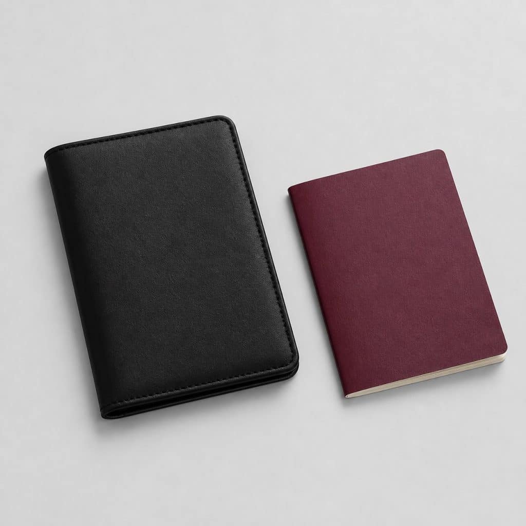 Porte-passeport anti-piratage RFID — vue produit