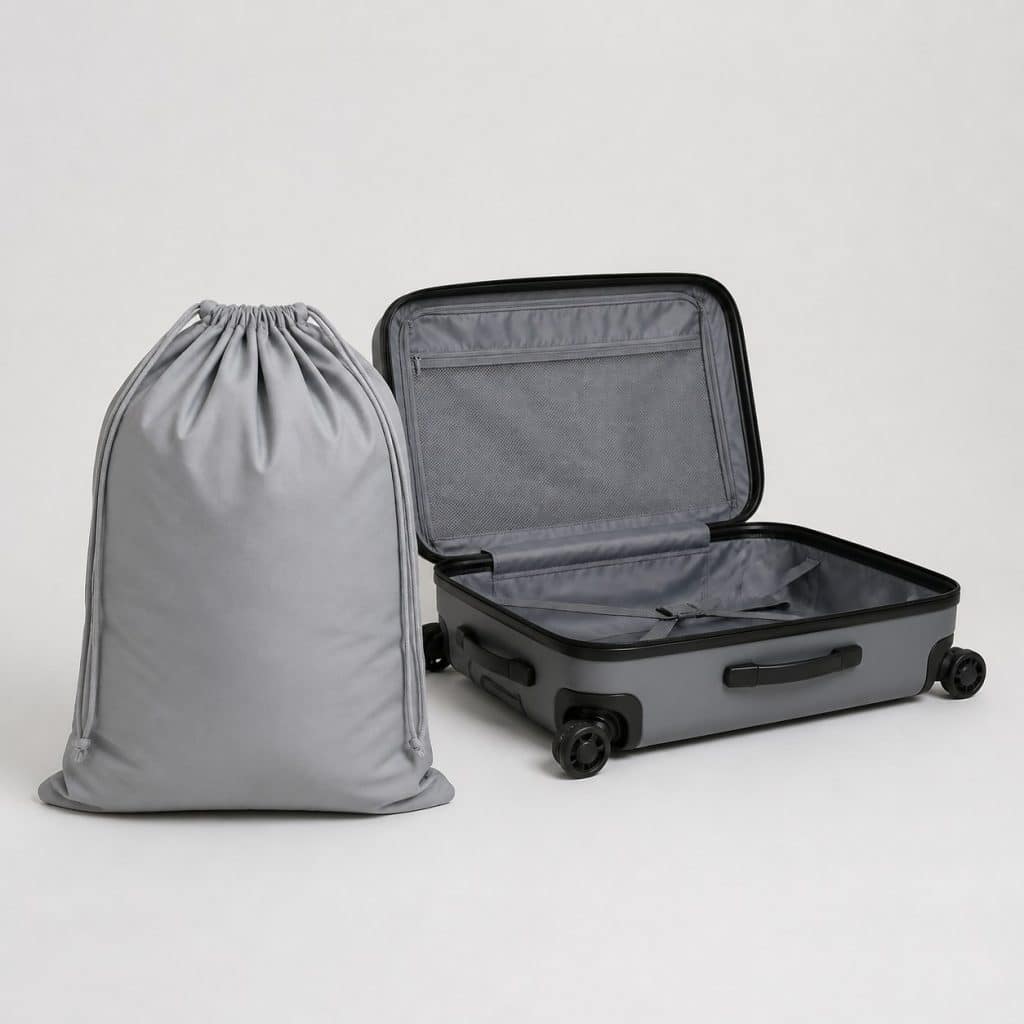 Sac a linge a cordon de voyage — vue produit