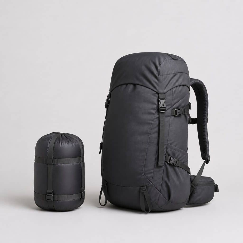 Sac de couchage compact ultra-leger trek — vue produit