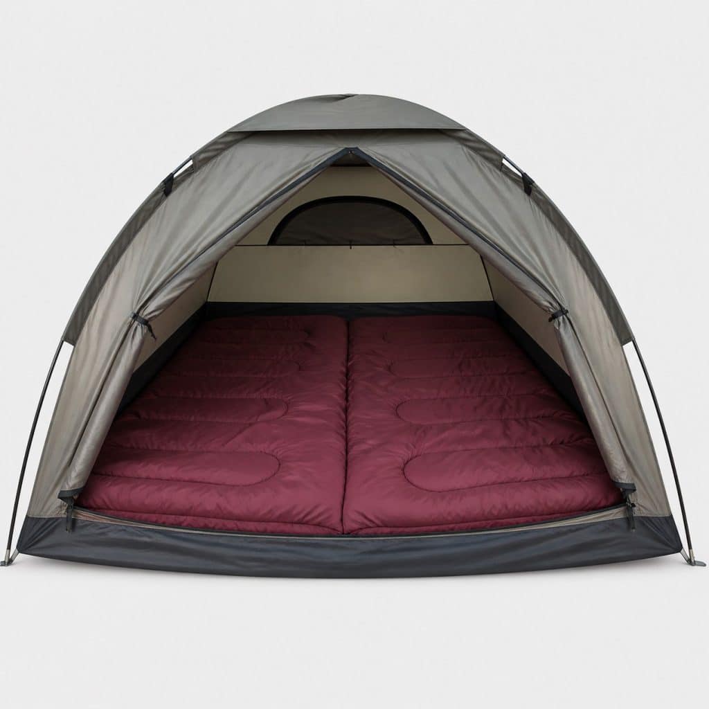 Sac de couchage duo 2 places zippable — vue produit