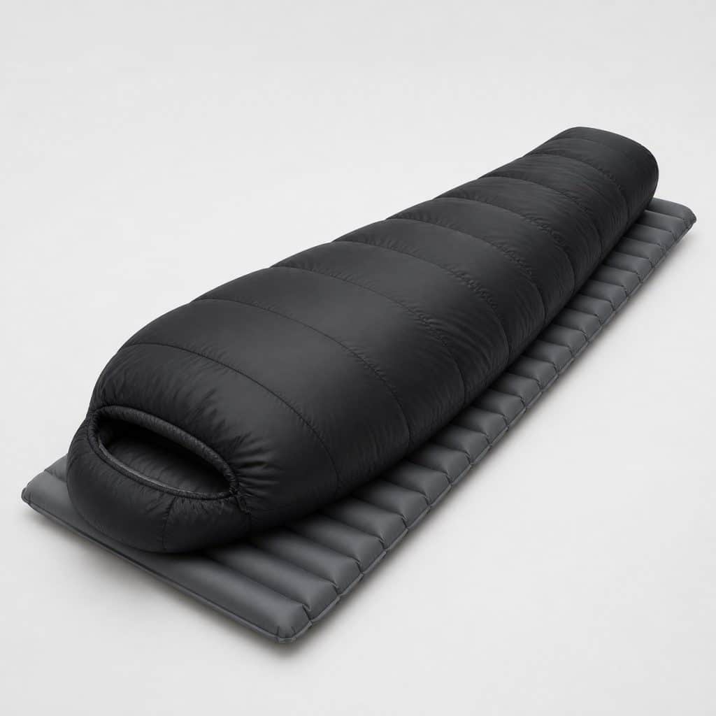 Sac de couchage momie compact — vue produit