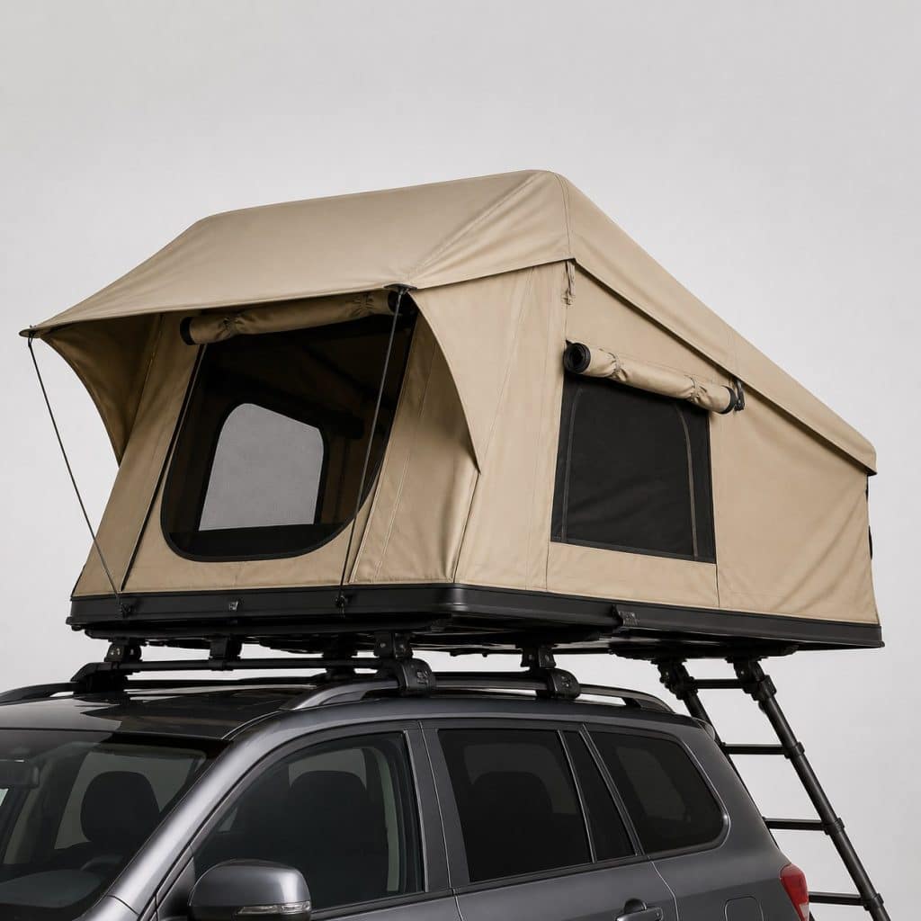 Tente de toit universelle toutes barres — vue produit