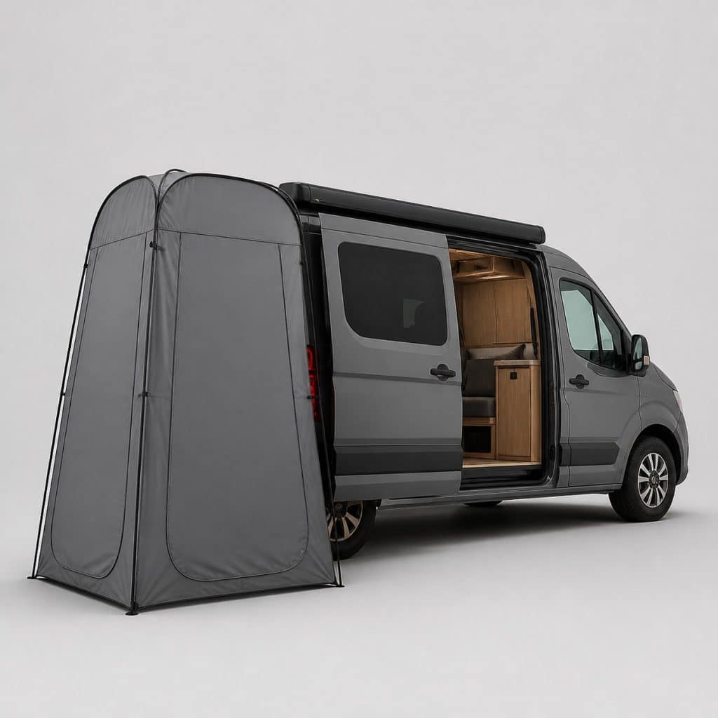 Tente pop-up douche et toilette portable — vue produit