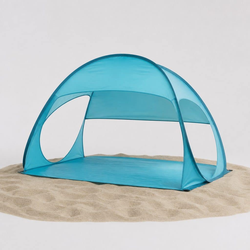 Tente pop-up plage anti-UV — vue produit