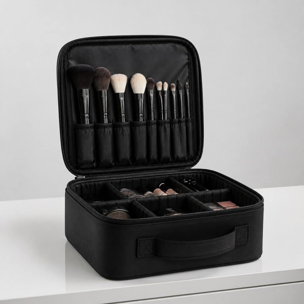 Trousse de maquillage organiseur pinceaux — vue produit