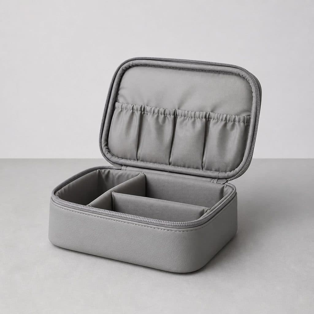 Trousse de maquillage rigide de protection — vue produit